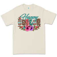 Bone happy easter western floral serape leopard Premium Tee - Jasminsmagicworld