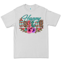 Dove Grey happy easter western floral serape leopard Premium Tee - Jasminsmagicworld