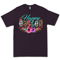 Plum happy easter western floral serape leopard Premium Tee - Jasminsmagicworld