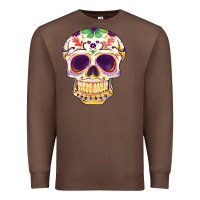 Chestnut Cinco de mayo skull Premium Sweatshirt - FaDigitalArtStudio