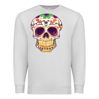 Dove Grey Cinco de mayo skull Premium Sweatshirt - FaDigitalArtStudio