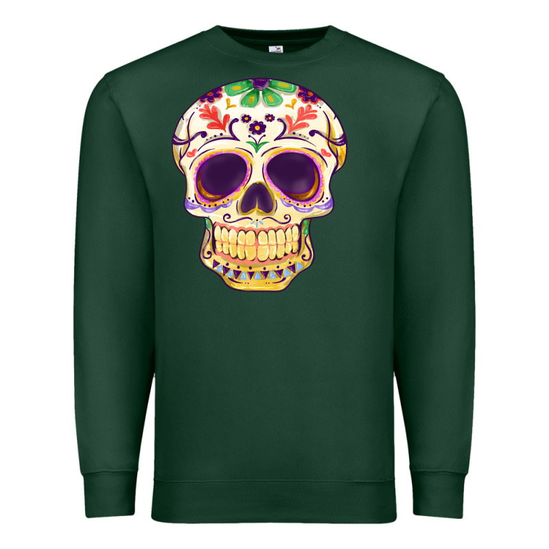 Cinco De Mayo Skull Premium Sweatshirt by FaDigitalArtStudio | Teevron