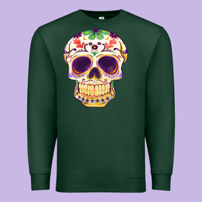 Cinco De Mayo Skull Premium Sweatshirt Designed By Fadigitalartstudio