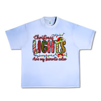 Grape Ice christmas lights are my favorite color Urban Heavy Tee - MaliasSmallBusiness