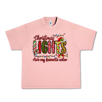 Salmon christmas lights are my favorite color Urban Heavy Tee - MaliasSmallBusiness