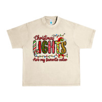 Sandshell christmas lights are my favorite color Urban Heavy Tee - MaliasSmallBusiness