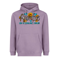 Lavender auntie like a mom only cooler Heavyweight Hoodie - OliviaCreatesArt