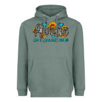 Sage auntie like a mom only cooler Heavyweight Hoodie - OliviaCreatesArt