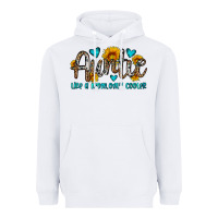 White auntie like a mom only cooler Heavyweight Hoodie - OliviaCreatesArt