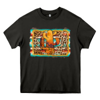 Asphalt cactus western leopard Heavy Core Tee - AdoDesignShop