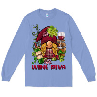 Colony Blue vine diva  gnome Long Sleeve Tee - BarkalooDesign