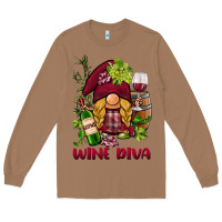 Toasted Coconut vine diva  gnome Long Sleeve Tee - BarkalooDesign