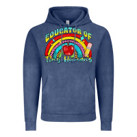 Vintage Denim educator of tiny humans Vintage Hoodie - NancyCooperArtShop