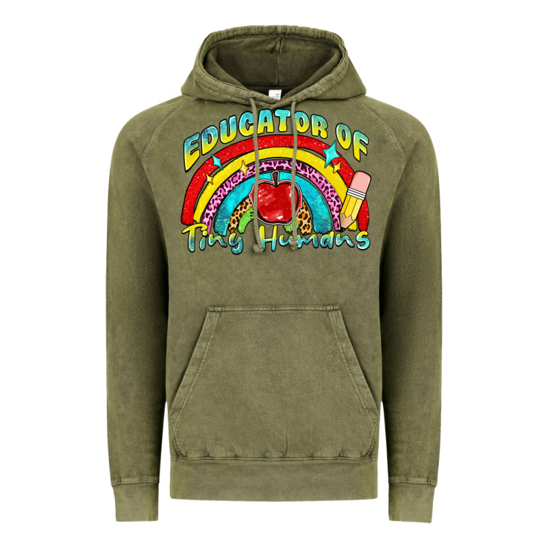 Educator Of Tiny Humans Vintage Hoodie by NancyCooperArtShop | Teevron