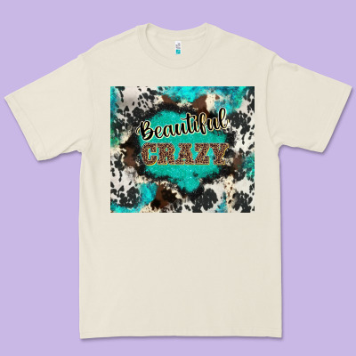 Western Beautiful Crazy Premium Tee Designed By Barkaloodesign