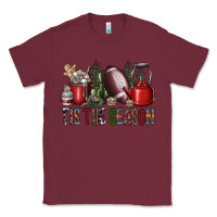 Burgundy tis the season Classic Tee - SublimationCraftShop