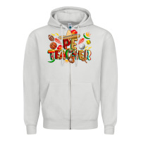 Dove Grey cinco de mayo pe teacher Zipper Hoodie - CowGirlArtShop