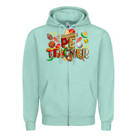 Seafoam cinco de mayo pe teacher Zipper Hoodie - CowGirlArtShop