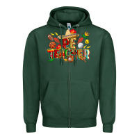 Sports Green cinco de mayo pe teacher Zipper Hoodie - CowGirlArtShop