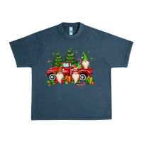 Midnight Navy christmas gnomes truck Urban Heavy Tee - MaliasSmallBusiness