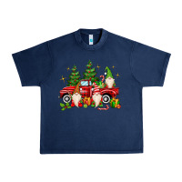Navy christmas gnomes truck Urban Heavy Tee - MaliasSmallBusiness