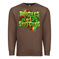 Chestnut St. Patrick's Day Pinches get stitches Premium Sweatshirt - OliviaCreatesArt