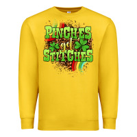 Lemon St. Patrick's Day Pinches get stitches Premium Sweatshirt - OliviaCreatesArt