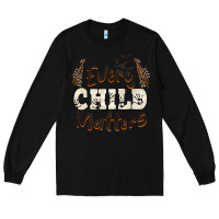 Black every child matters Long Sleeve Tee - BarkalooDesign
