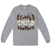 Heather Grey every child matters Long Sleeve Tee - BarkalooDesign