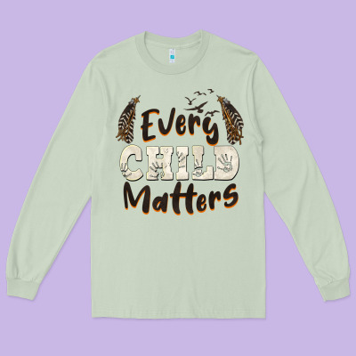 Every Child Matters Long Sleeve Tee Designed By Barkaloodesign