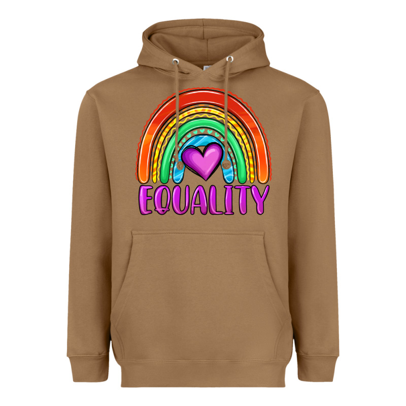 Equality Rainbow Heavyweight Hoodie by OliviaCreatesArt | Teevron