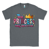 Charcoal Heather The Princess Has Arrived Classic Tee - MaliasSmallBusiness