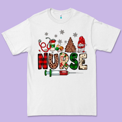 Nurse Christmas Premium Tee Designed By Jahusdesignshop