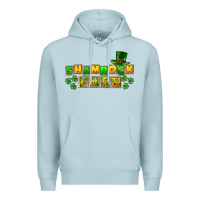 Blue Mist St. Patrick's Shamrock farm Premium Hoodie - CowGirlArtShop