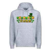 Heather Grey St. Patrick's Shamrock farm Premium Hoodie - CowGirlArtShop