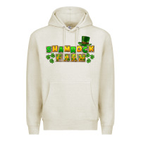 Oatmeal Heather St. Patrick's Shamrock farm Premium Hoodie - CowGirlArtShop