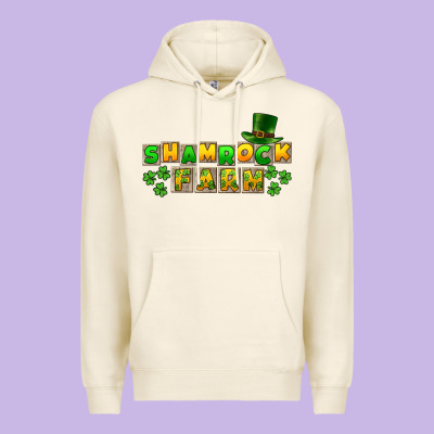 St. Patrick's Shamrock Farm Premium Hoodie Designed By Cowgirlartshop