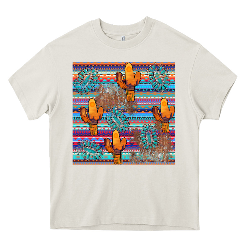 Cactus Gemstone Seamless Heavy Core Tee by AdoDesignShop | Teevron