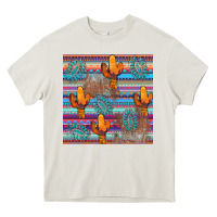 Cream cactus gemstone seamless Heavy Core Tee - AdoDesignShop