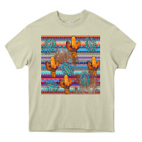 Mossy cactus gemstone seamless Heavy Core Tee - AdoDesignShop