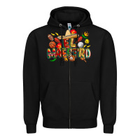 Black cinco de mayo el maestro Zipper Hoodie - CowGirlArtShop