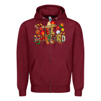 Burgundy cinco de mayo el maestro Zipper Hoodie - CowGirlArtShop