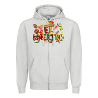 Dove Grey cinco de mayo el maestro Zipper Hoodie - CowGirlArtShop