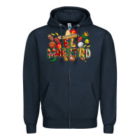 Navy cinco de mayo el maestro Zipper Hoodie - CowGirlArtShop