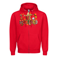 Red cinco de mayo el maestro Zipper Hoodie - CowGirlArtShop