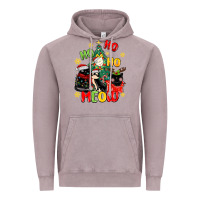Vintage Zinc ho ho ho meow Vintage Hoodie - MaliasSmallBusiness