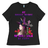 Black my broom broke Ladies Tee - AdoDesignShop