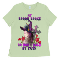 Matcha my broom broke Ladies Tee - AdoDesignShop