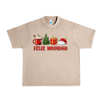 French Oak feliz navidad Urban Heavy Tee - MaliasSmallBusiness