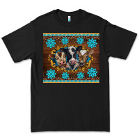 Black western baby cow turquoise gemstones  leopards Premium Tee - BarkalooDesign